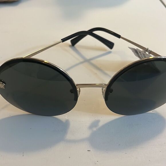 NWT Versace 2176 Unisex 59 mm Pale Gold Sunglasses - Picture 9 of 13